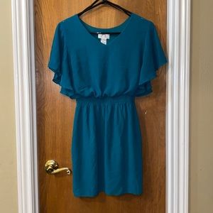 Women’s dress with liner and elastic waist